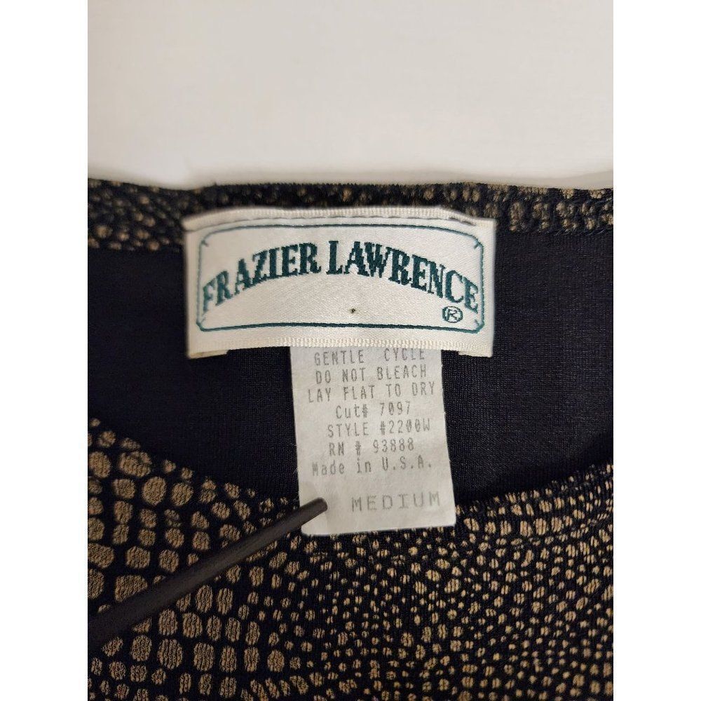 Frazier Lawrence Snake Skin Print Blouse in Medium - Picture 4 of 7
